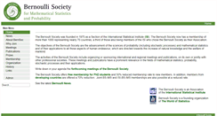 Desktop Screenshot of bernoulli-society.org